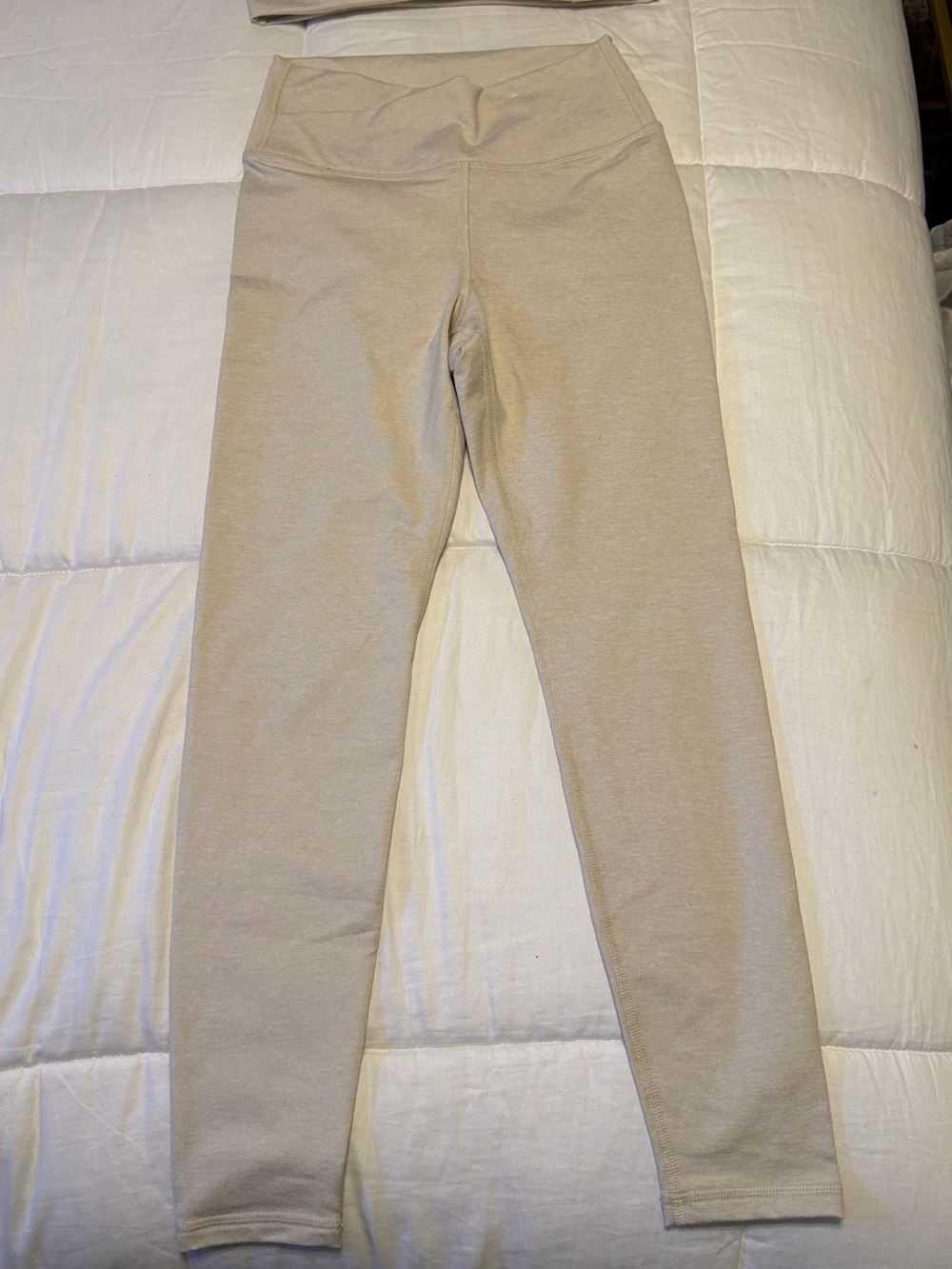 Old Navy Neutral Beige SIZE SMALL High-Waist Leggings